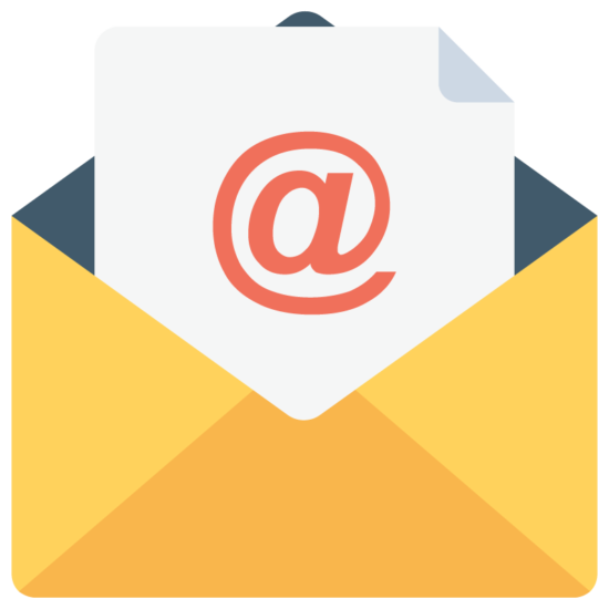 immagine raffigurante l'icona di una busta da lettere con una email dentro